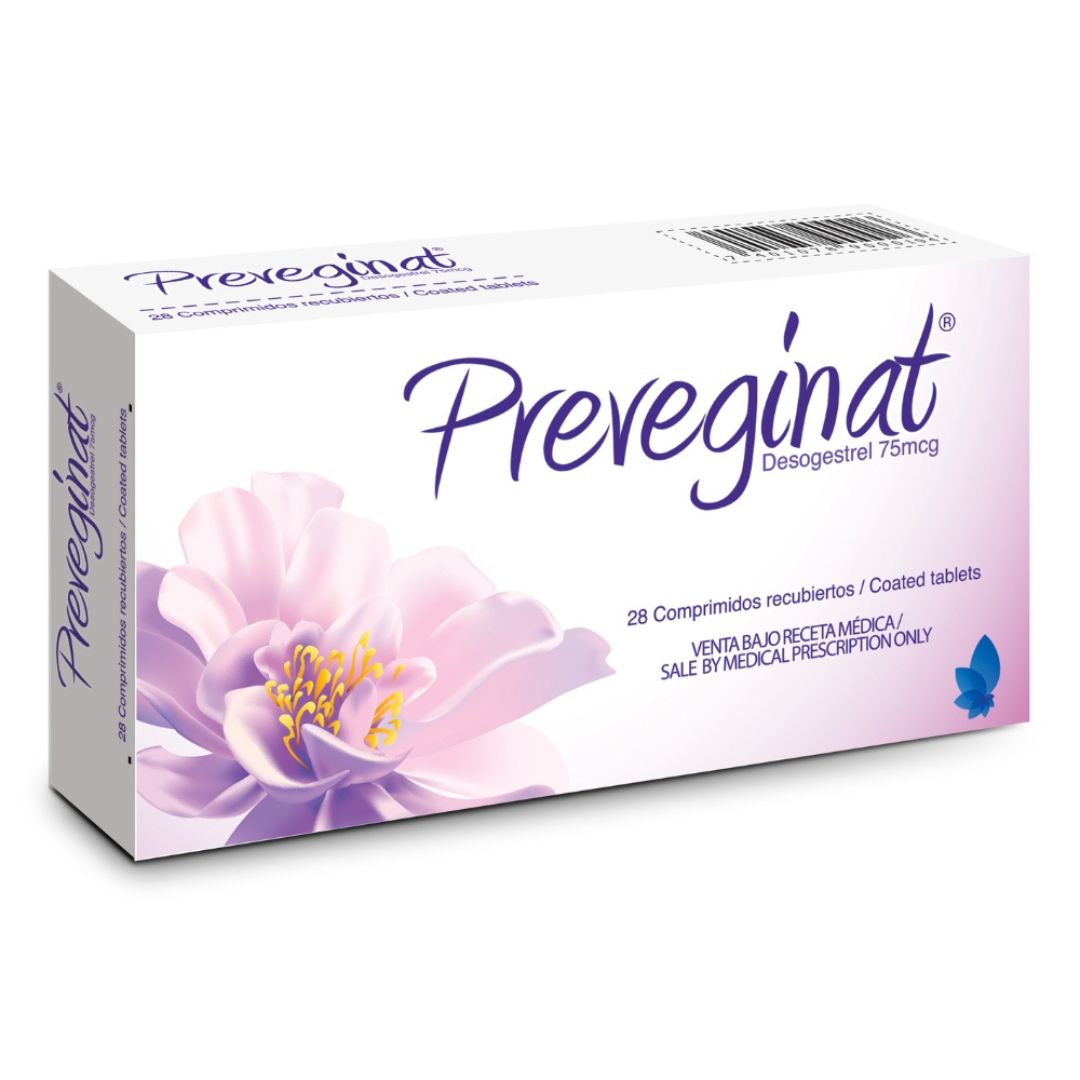 PREVEGINAT DESOGESTREL 0.075MG TAB X 28 (EXELTIS)